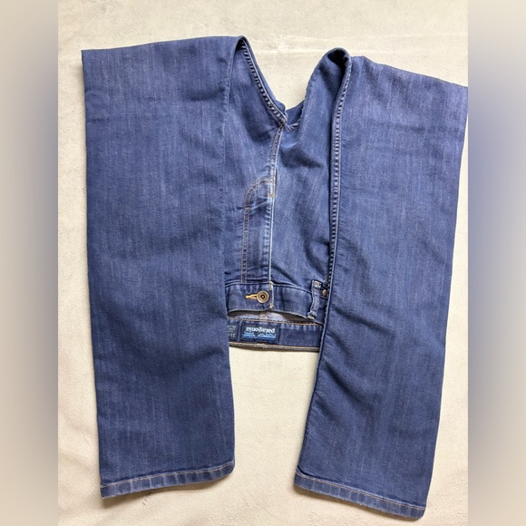 Patagonia Straight Stretch Jeans 33x32 Mens Organic Cotton Blue Denim Iron Clad - Picture 14 of 16